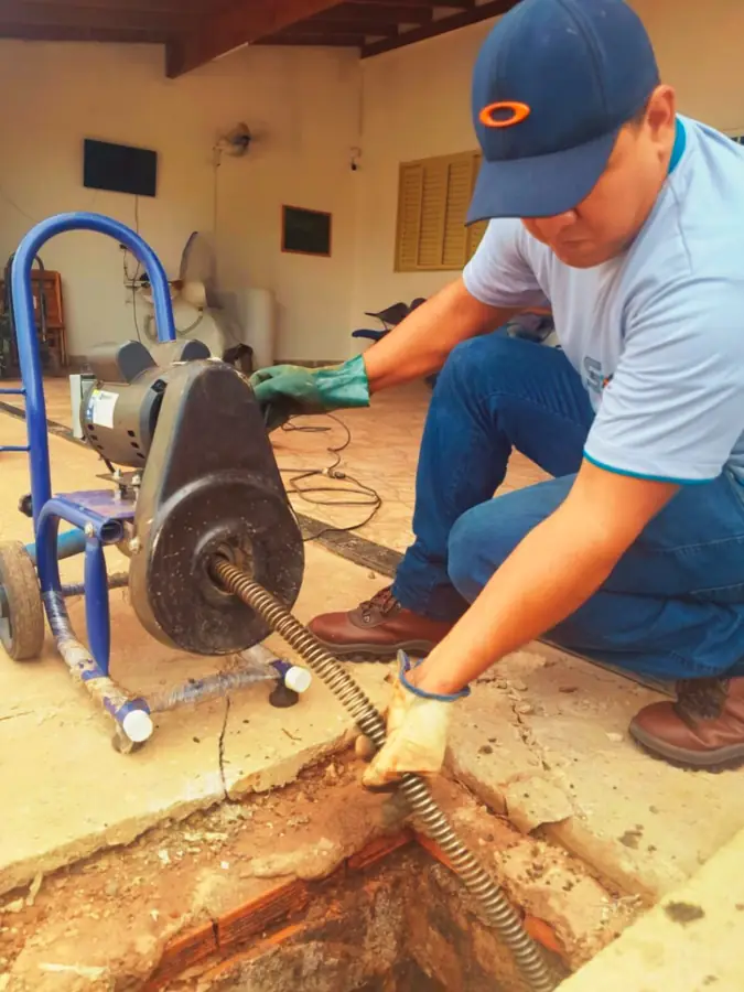 Serviço de desentupimento em Bauru