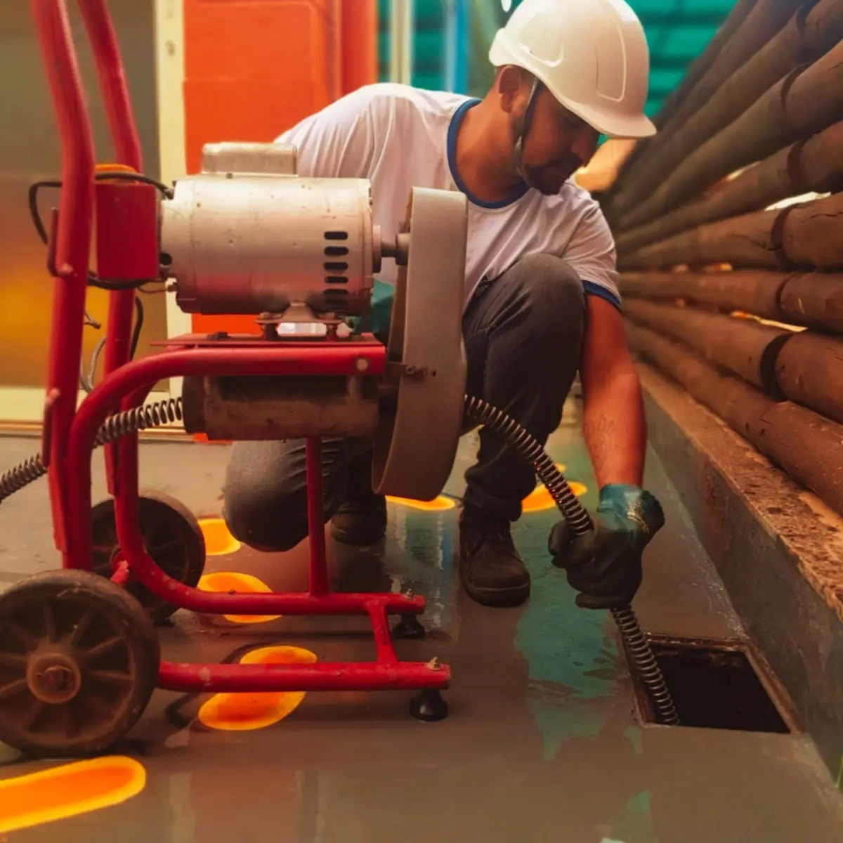 Desentupimento comercial e industrial em Bauru